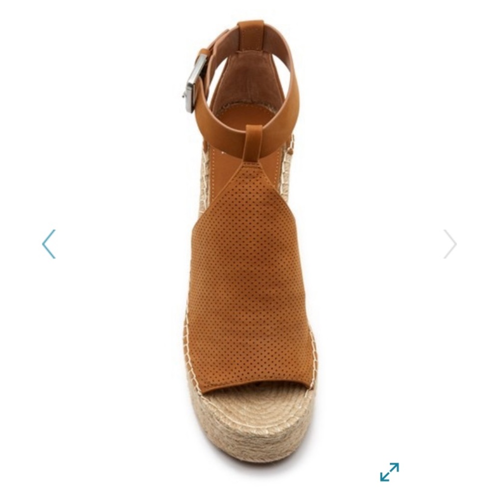 Marc Fisher LTD Annie Perforated Espadrille Wedge - Picture 2 of 8